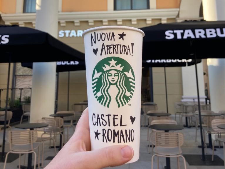 Starbucks apre il primo store nel Lazio