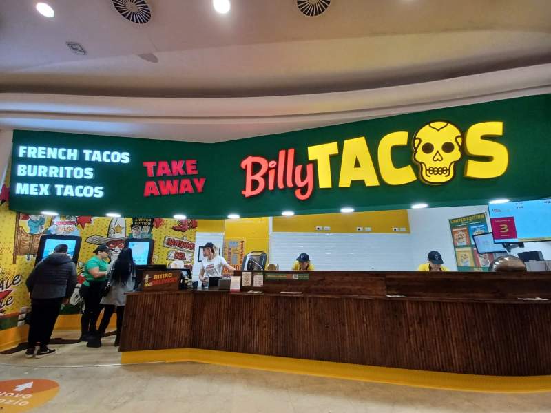 Il nuovo locale Billy Tacos all'interno del Centro commerciale Aprilia 2