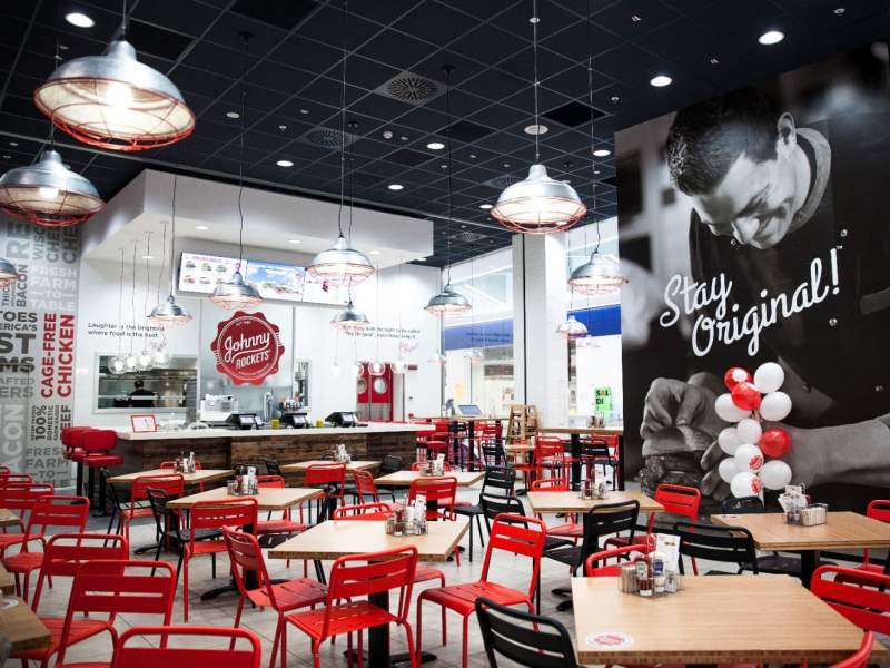 Il format tradizionale del brand American diner Johnny Rockets