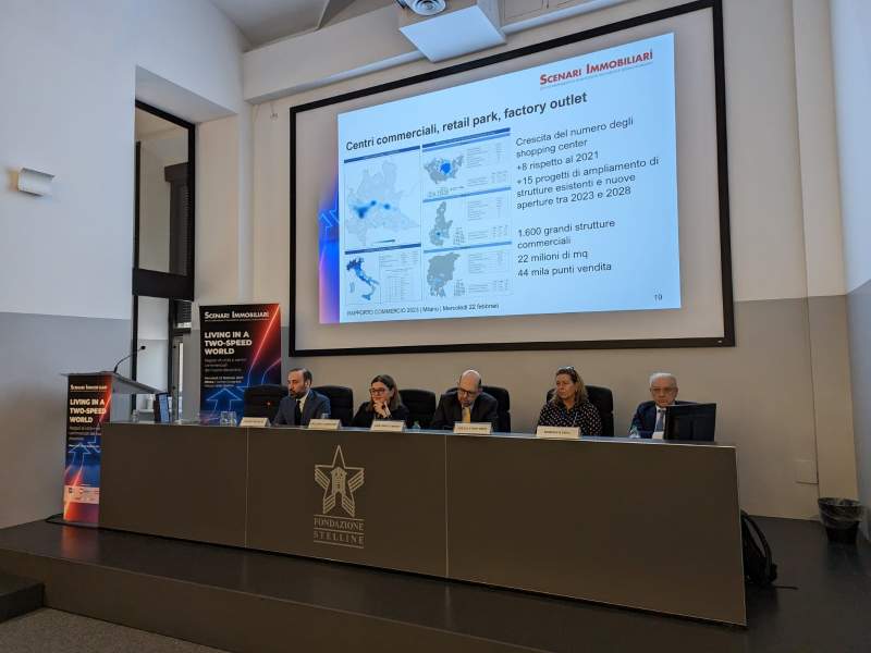 La presentazione del report di Scenari Immobiliari sugli investimenti nel real estate commerciale in Italia e in Europa