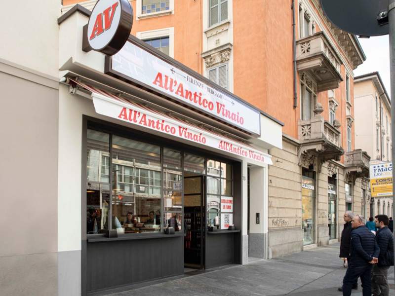 Il nuovo store de All'Antico Vinaio a Bergamo