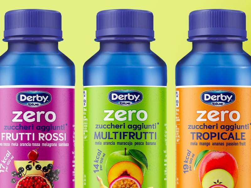 Le novità di Derby Zero Blu per il canale vending: Frutti Rossi e Tropicale