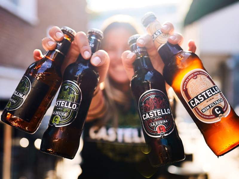 Birra Castello, i marchi di proprietà volano nell'Horeca: +14,3% nei primi quattro mesi del 2023