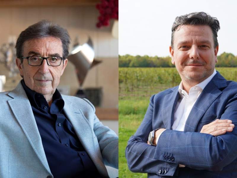 Da sinistra, il winemaker Riccardo Cotarella e Massimo Romani, ad di Argea