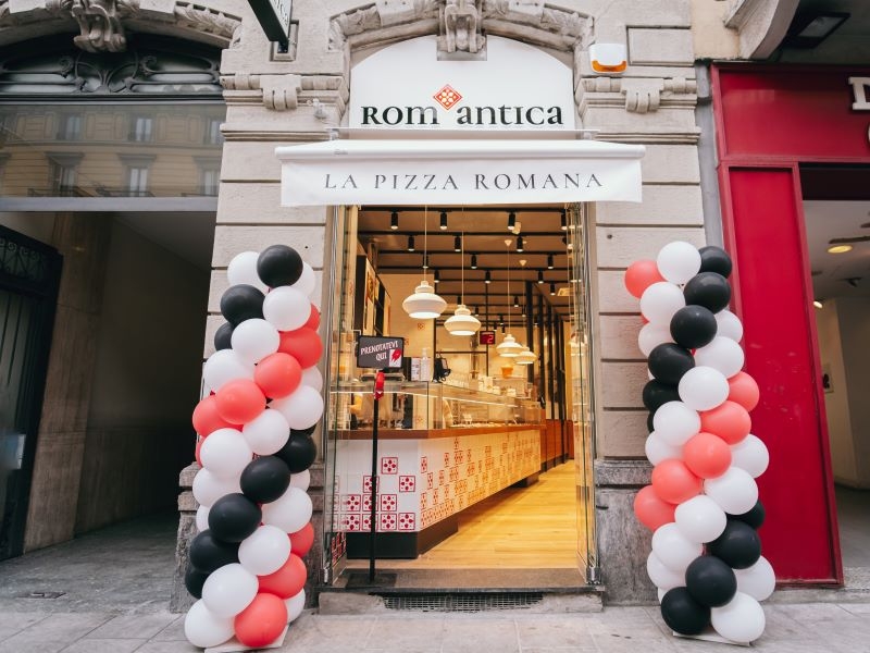 Il nuovo punto vendita Rom'antica a Milano