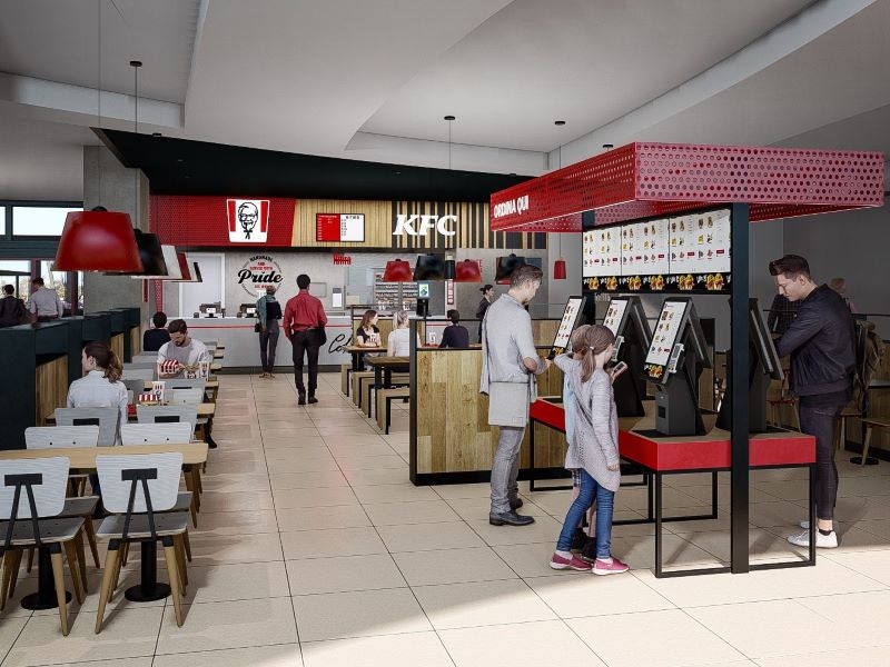 Il nuovo punto vendita KFC all'interno del Centro commerciale Millennium