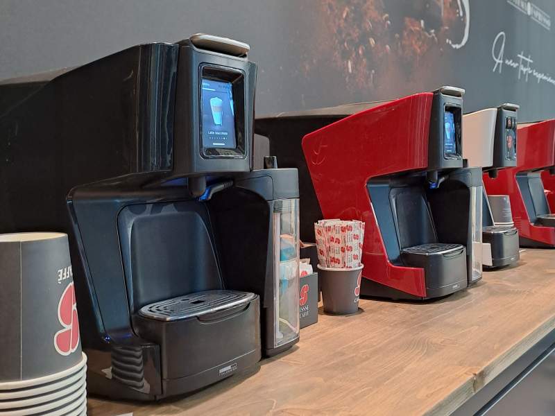 Alcune delle macchine da caffè superautomatiche di Essse Caffè