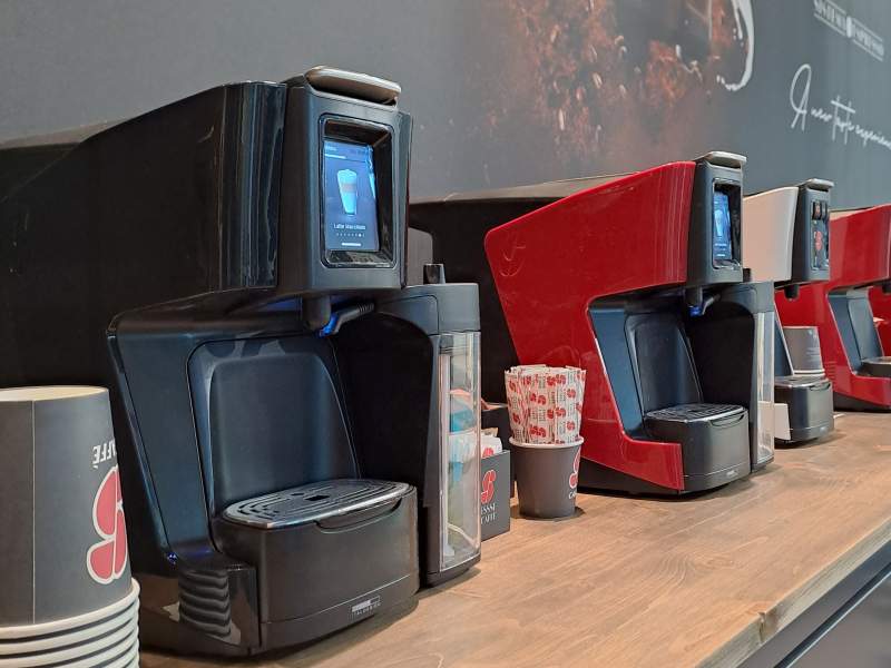 Alcune delle macchine da caffè superautomatiche di Essse Caffè