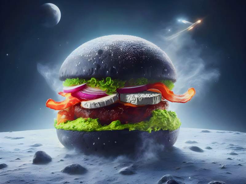 Il Cyber Burger di Pane e Trita, ricetta 100% plant based realizzata dall'intelligenza artificiale