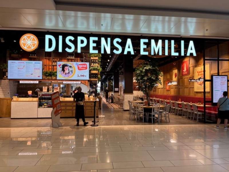 Il nuovo punto vendita Dispensa Emilia al Maximo Shopping Center di Roma (la terza nella Capitale)