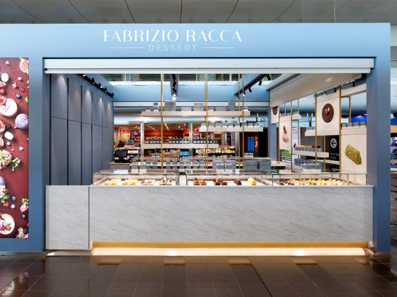 Il temporary store di Fabrizio Racca all'aeroporto di Torino