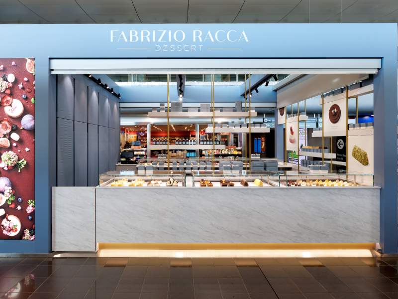 Il temporary store di Fabrizio Racca all'aeroporto di Torino