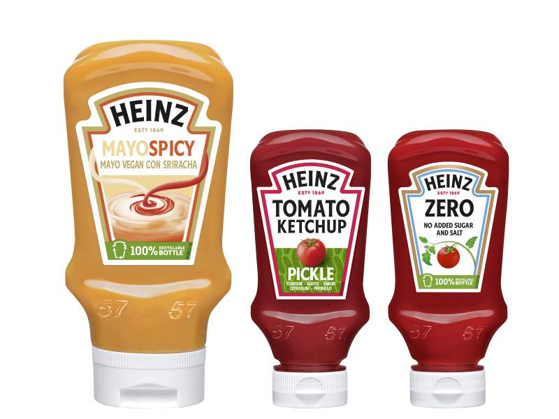 Le tre salse Heinz