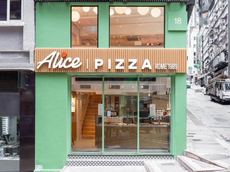 Il secondo store Alice Pizza a Hong Kong