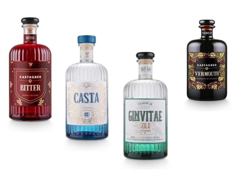 La linea Castagner pensata per l'aperitivo e la mixology