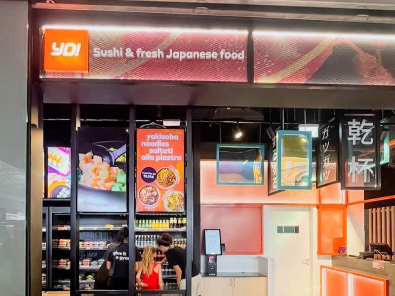 Il primo punto vendita Yo! Sushi in Italia