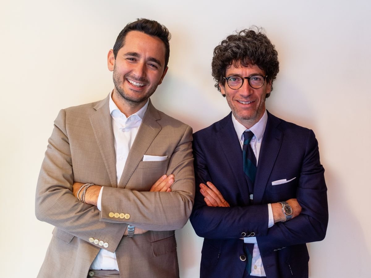 Da sinistra, Nanni Arbellini e Stefano Saturnino, insieme hanno fondato Pizzium e sviluppato Crocca