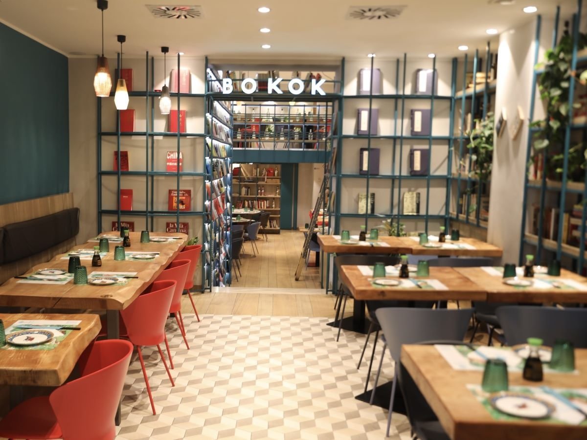 La sala di Bokok, osteria-bistrot dedicato alla cucina cantonese