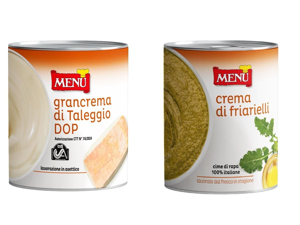 Le due nuove creme di Menù Srl per il foodservice.