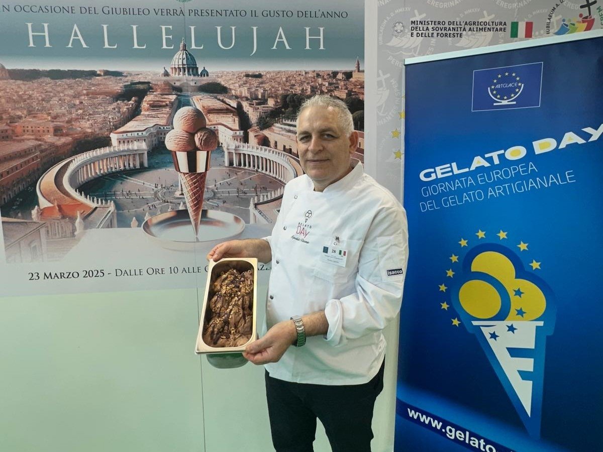  Vincenzo Squatrito, della gelateria Ritrovo Orchidea di Oliveri (ME) presenta il Gusto dell'Anno: Hallelujah