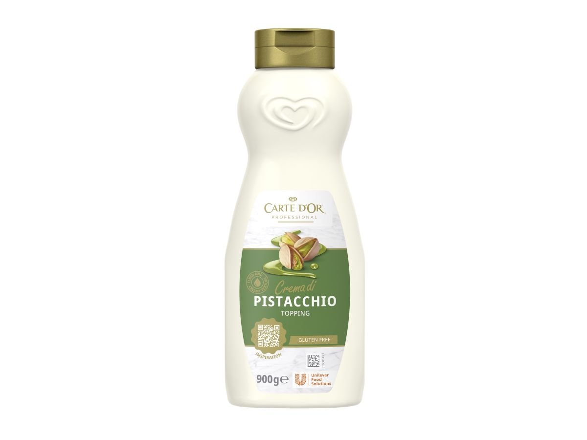 Il nuovo Topping Crema di Pistacchio di Carte D'Or Professional