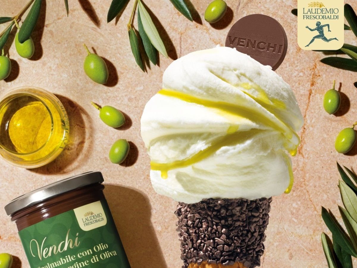 Crema spalmabile e gelato all'olio Evo Laudemio e nocciole Igp di Venchi