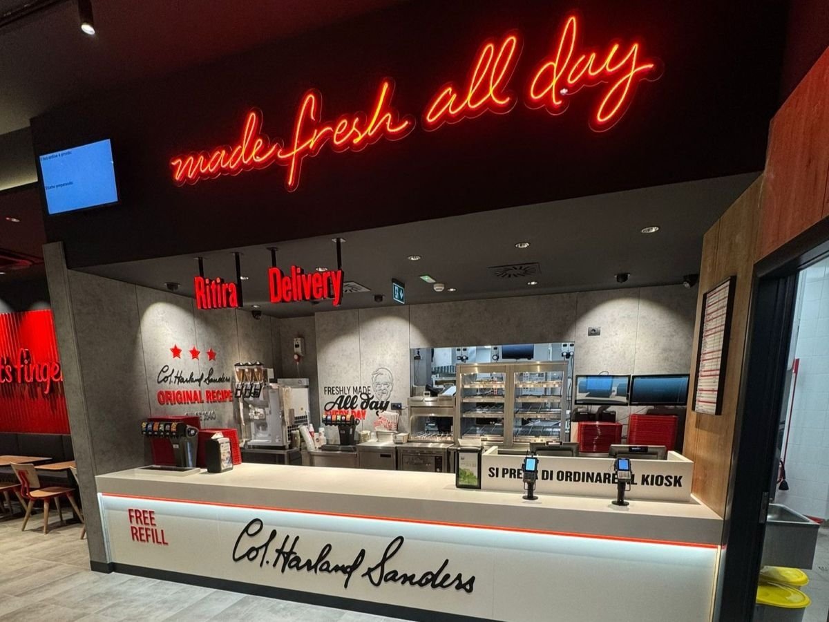 Il nuovo locale KFC Italia di Sassari