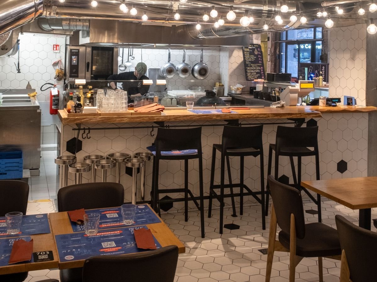 Una pescheria-bistrot di Pedol, brand della holding Tasty Life Una pescheria-bistrot di Pedol, brand della holding Tasty Life