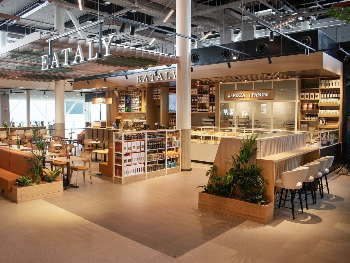 Il punto vendita Eataly aperto con Avolta all'interno di Amsterdam Schiphol