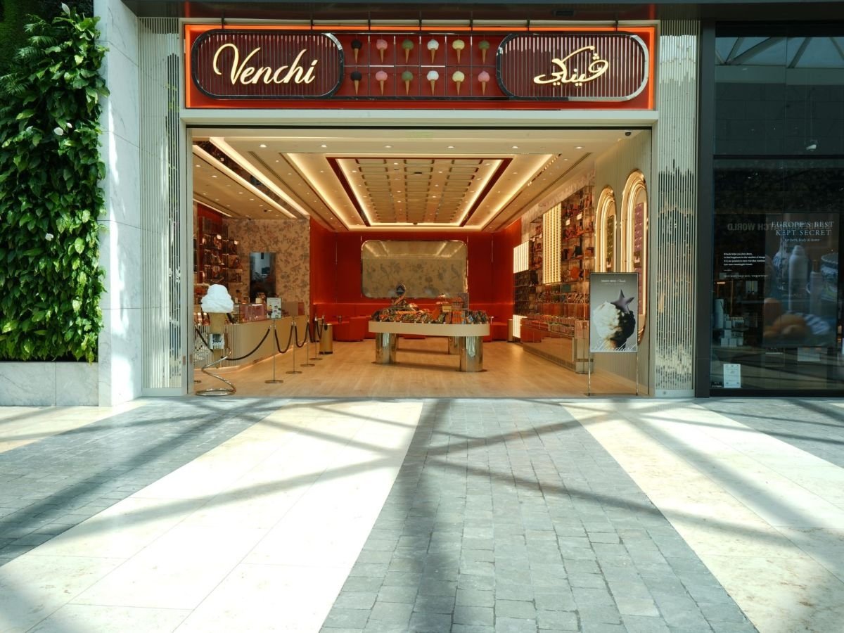 Il punto vendita Venchi all'interno del 360Mall in Kuwait