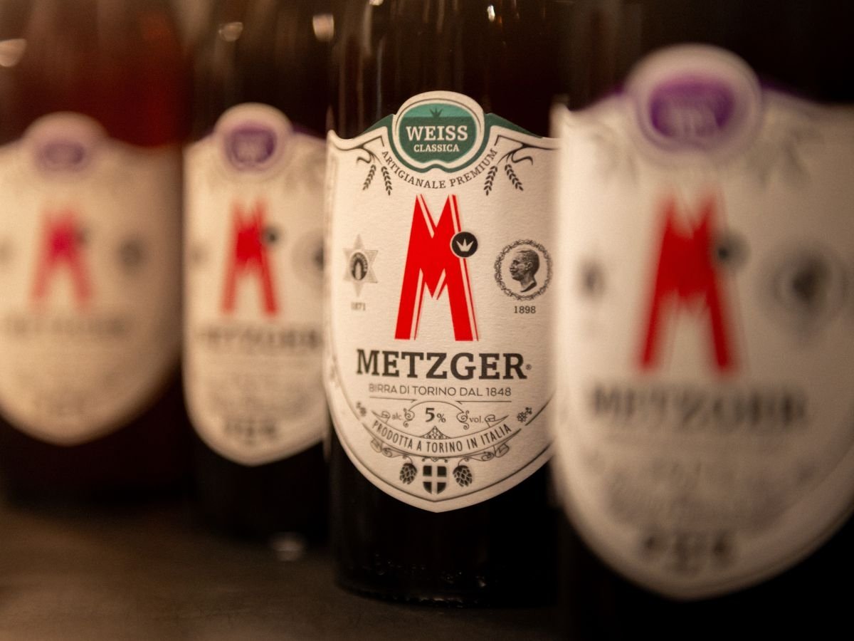L'iconica etichetta di Birra Metzger
