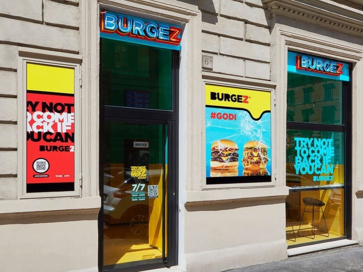 Uno dei punti vendita di Burgez in Italia