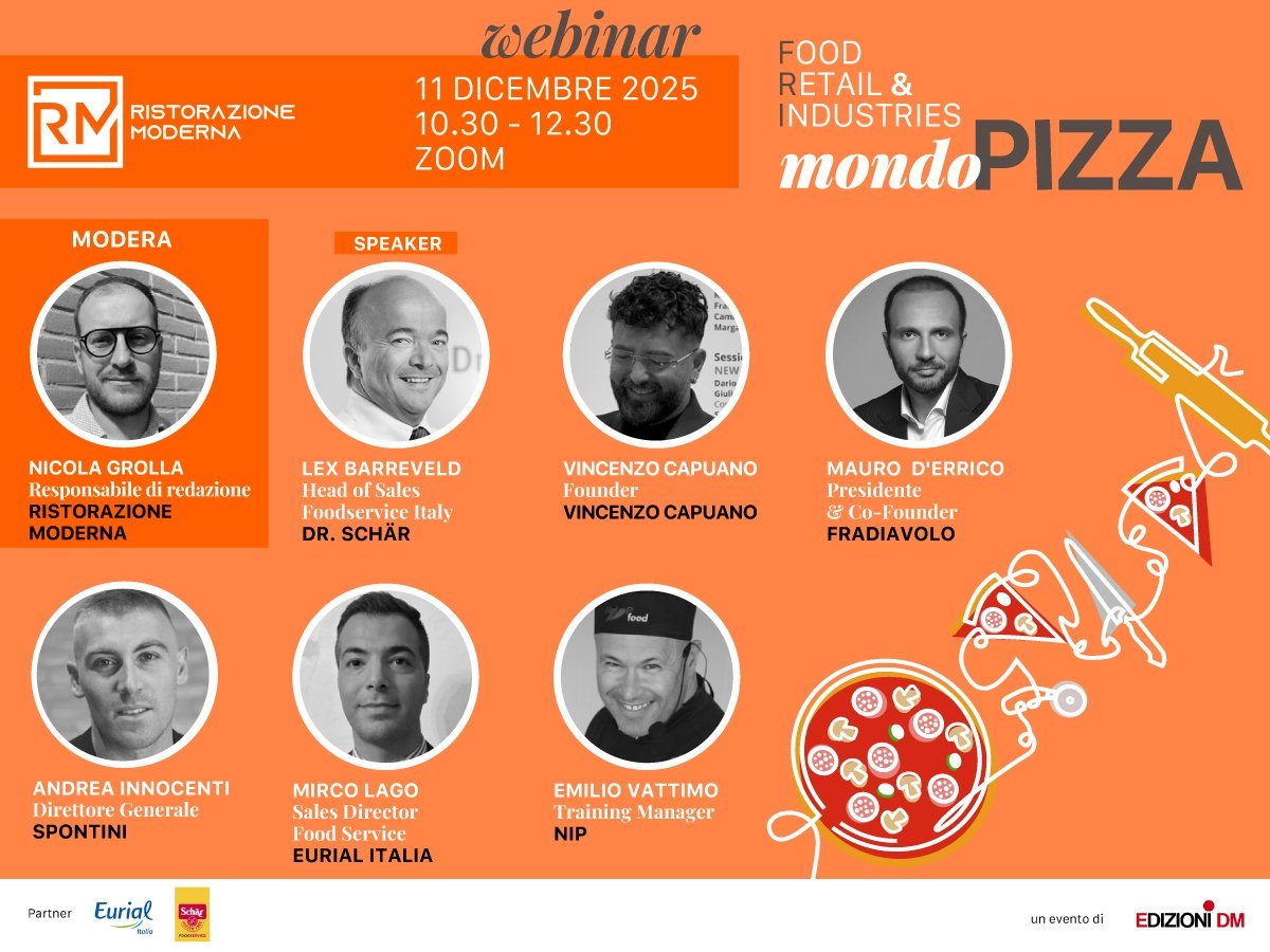 I partecipanti al webinar "Mondo Pizza" di Ristorazione Moderna