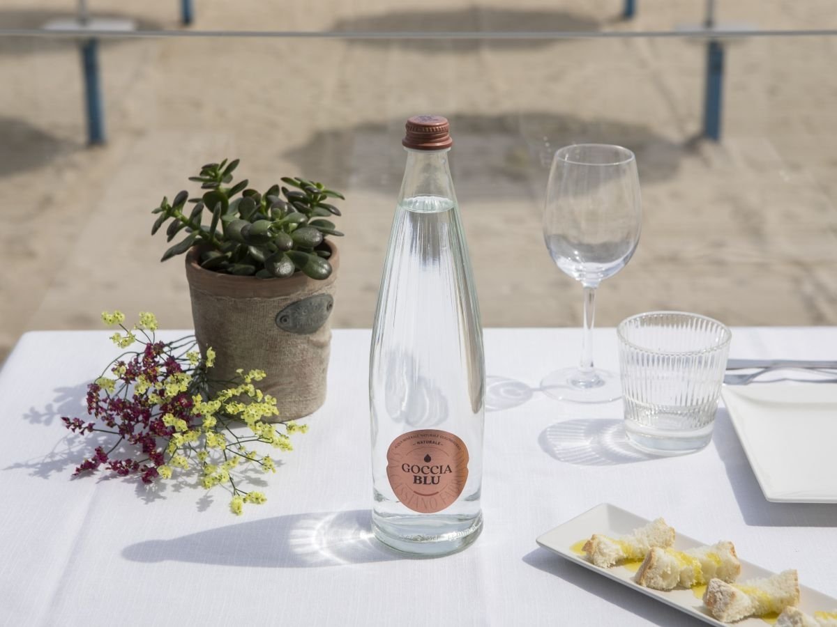 Le nuove etichetta e bottiglia di GocciaBlue Original