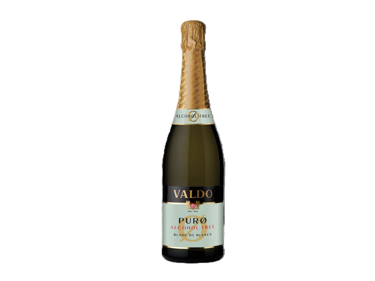 PURØ di Valdo Spumanti è un blend di Glera, Chardonnay e Traminer 