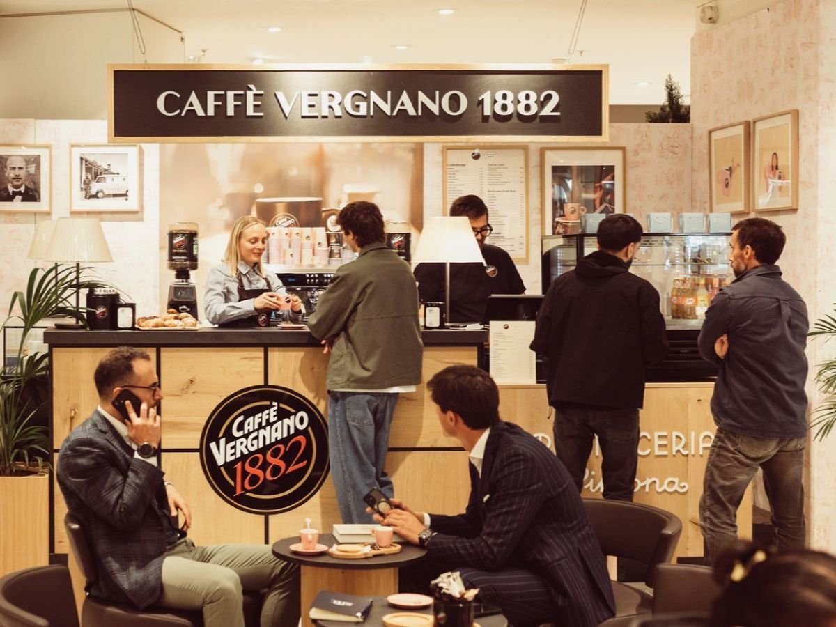 Il look di una caffetteria Caffè Vergnano