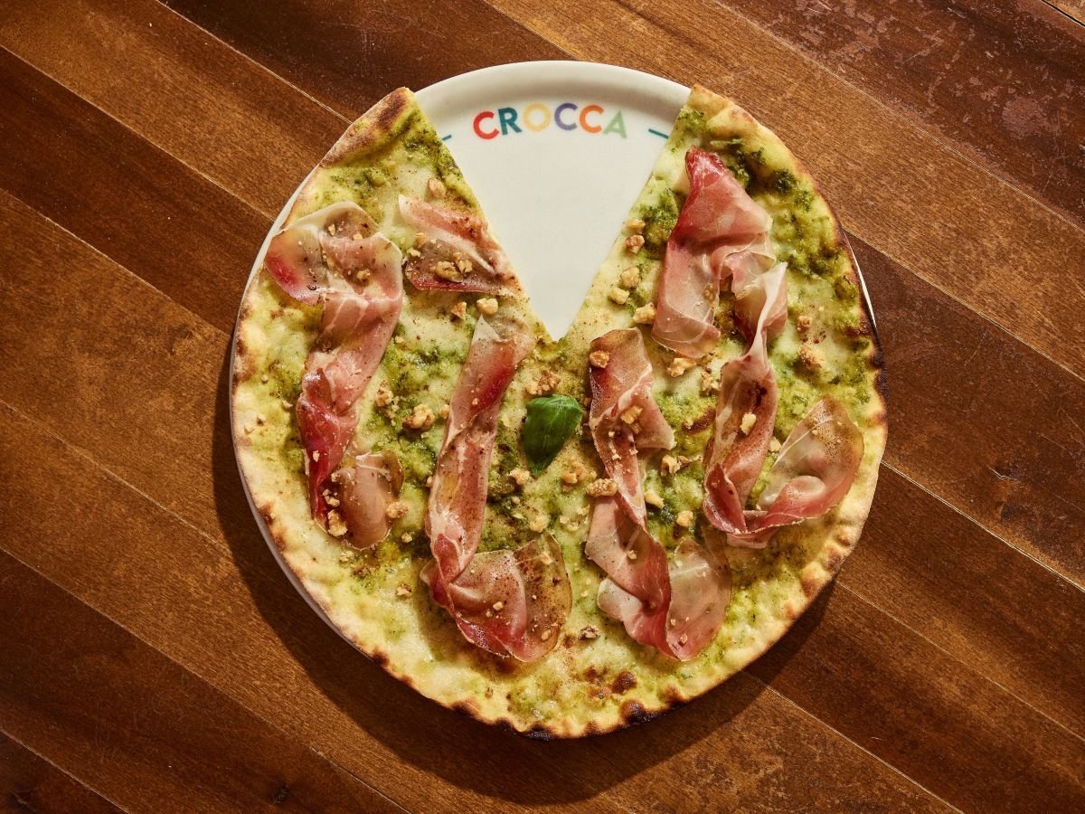 Una delle nuove pizze del menu estivo di Crocca