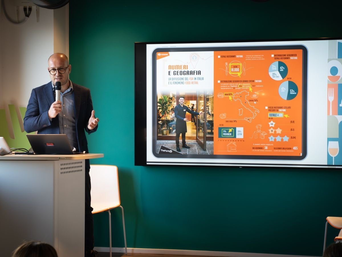 Un momento della presentazione dell'Osservatorio RM-TheFork