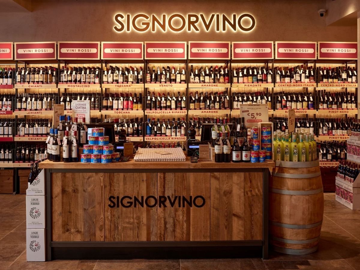 L'interno di uno store Signorvino