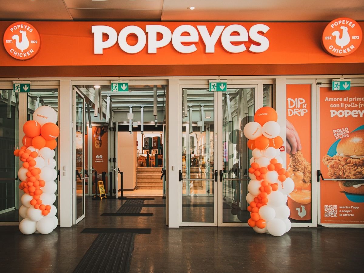 L'ingresso di Popeyes alla Stazione di Roma Termini