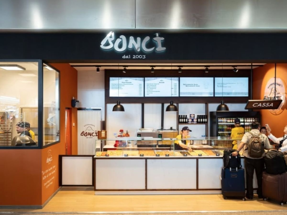 Il punto vendita di Bonci alla Stazione Termini di Roma