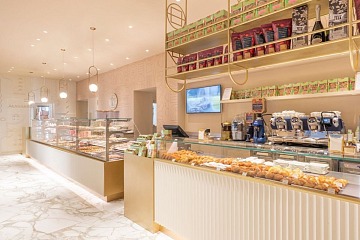 Un punto vendita a insegna Iginio Massari Alta Pasticceria