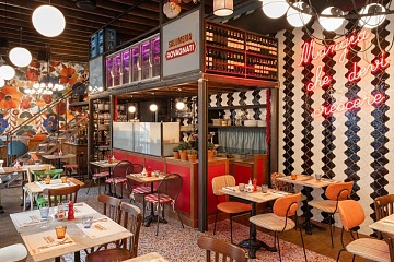 L'interno di Pane&Trita in via Muratori a Milano