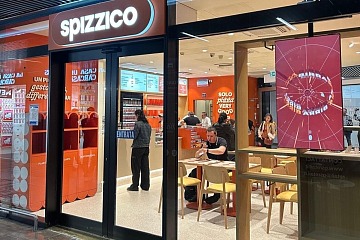 L'ingresso di Spizzico all'interno della Stazione di Verona Porta Nuova