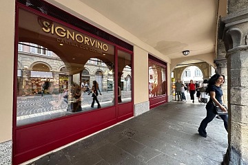Il nuovo locale di Signorvino a Bergamo