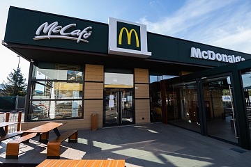 Uno degli oltre 825 punti vendita McDonald's in Italia
