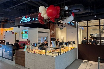 Il punto vendita viennese di Alice Pizza, il primo in Austria