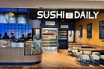 Sushi Daily apre all'Aeroporto di Bergamo, grab&go con Areas Il primo store nel canale travel retail di Sushi Daily a Bergamo