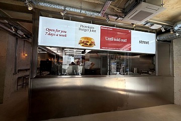 Un punto vendita di Street Smash Burgers