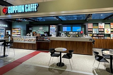 La caffetteria Goppion Caffè all'Aeroporto di Treviso